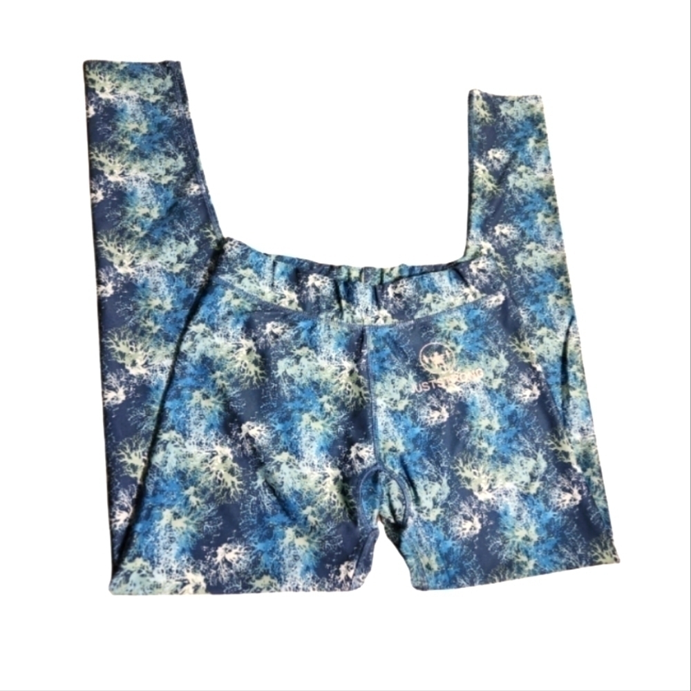Just Strong Blue Coral Athletic Leggings - Picture 8 of 10